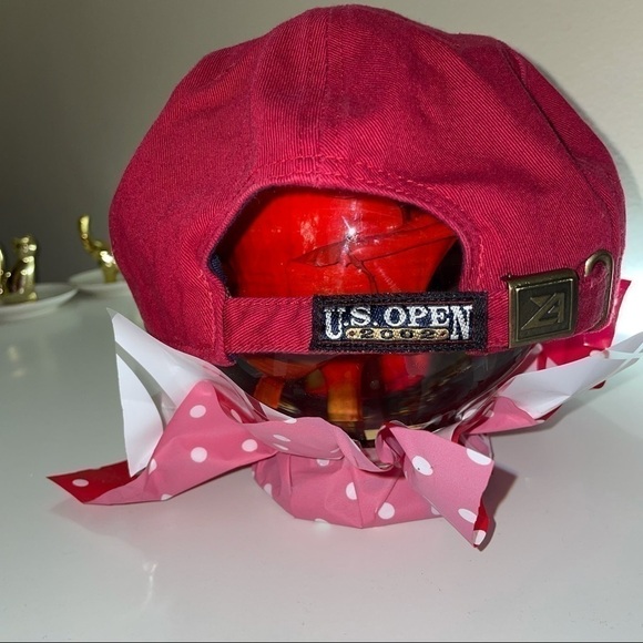 U.S Open Bethpage Black Golf Tournament 2002 Edition Red Hat/Cap - Picture 3 of 5